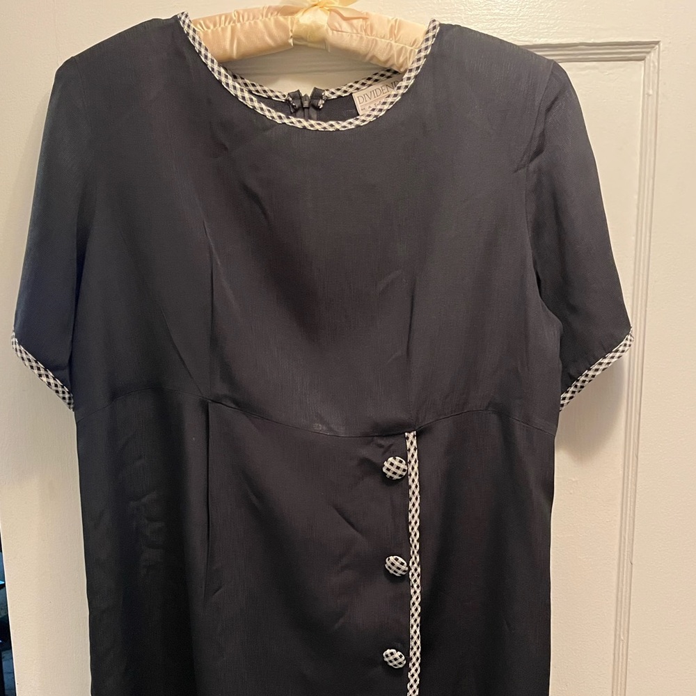 Black maternity dress